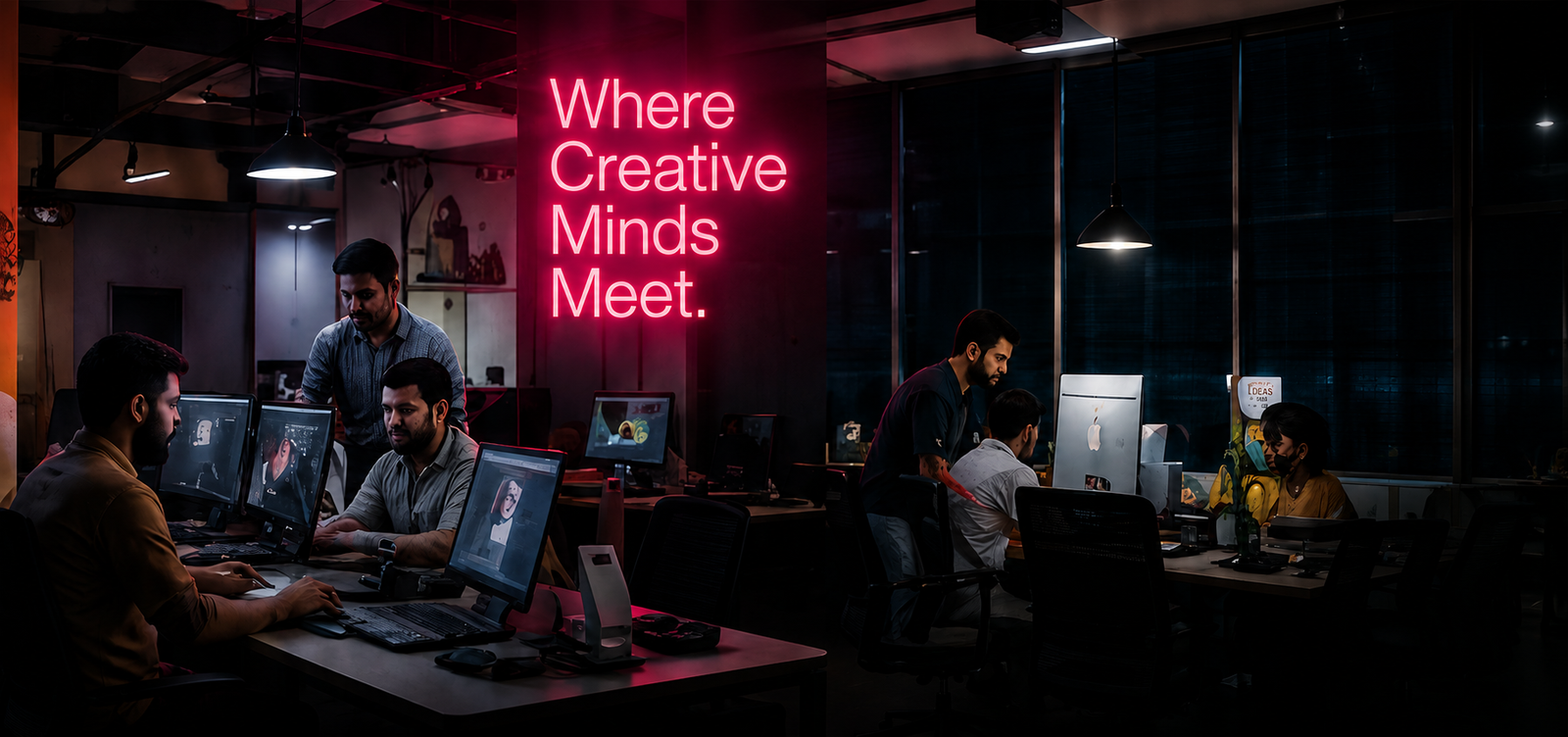 Adidem Creative team at work